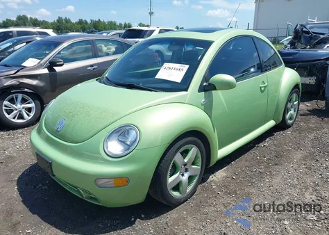 2003 Volkswagen New Beetle Gls 1.8T z USA, uszkodzony, nr VIN 3VWCD21C33M406259